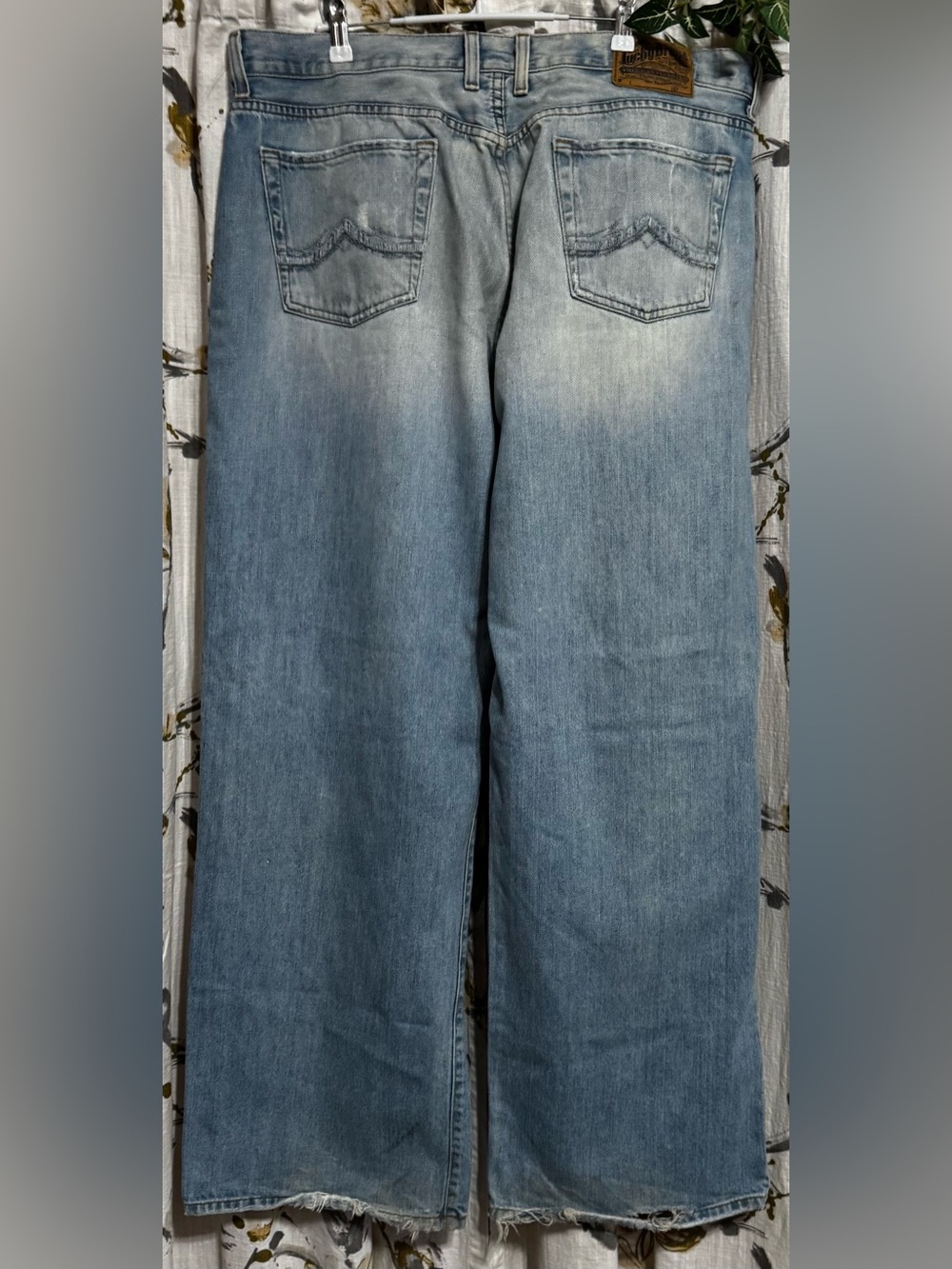 Lucky Brand Y2K Light Blue High Rise Wide-Leg Jeans